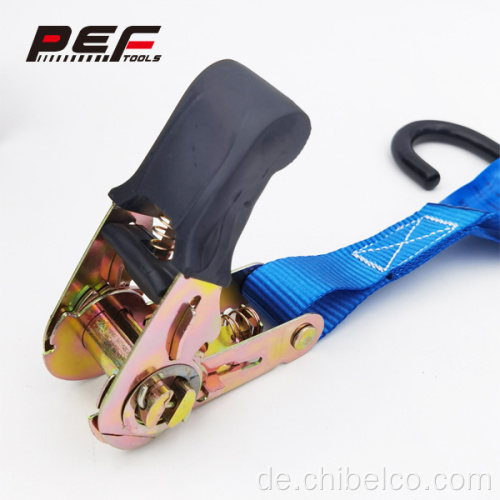 1inch 15 Ratchet Tie Down mit Gummimaterial